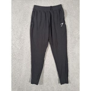 Gymshark Pants Size Small Black Cotton Elastic Waist Sweatpants Joggers Athletic